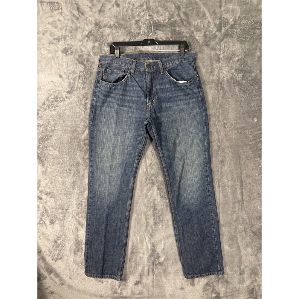 Levis 559 Relaxed Straight Jeans Mens 34x34 Blue Medium Wash Denim Pants